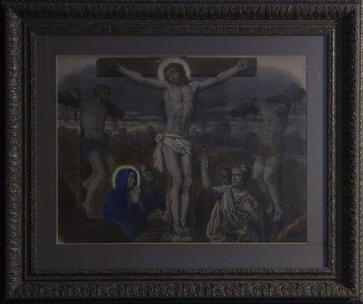 Графика СЕРИЯ LE CHRIST ENFERMÉ AU PRÉTOIRE 3
